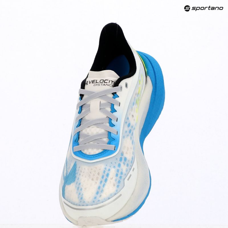Scarpe da running da donna Under Armour Velociti Distance white/orange bloc/metallic silver 9