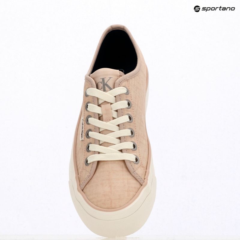 Scarpe da donna Calvin Klein HW0HW02970 Vulc Flatf Laceup Ripst whisper pink/key largo 9