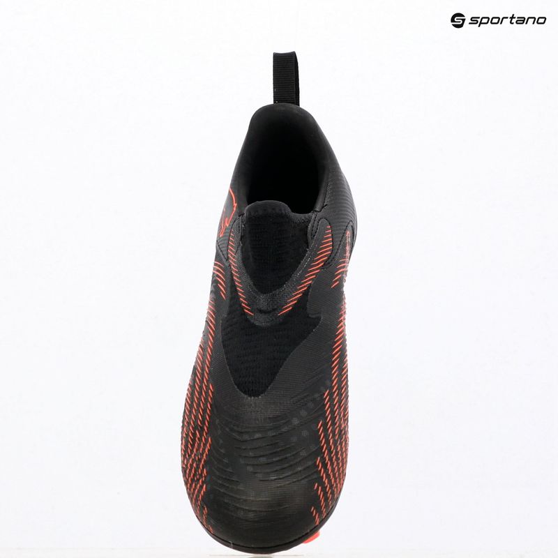 Scarpe da calcio per bambini PUMA Future 9 Match LL FG/AG Jr puma black/glowing red/strong grey 9