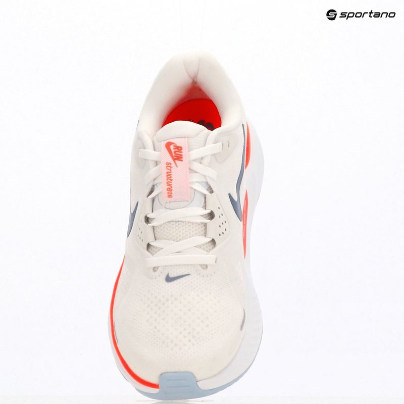 Scarpe da running donna Nike Structure 26 white/hot lava/hydrogen blue/ashen slate 20