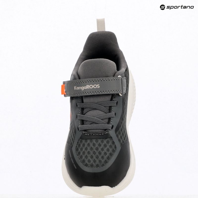 Scarpe per bambini KangaROOS K-RDI Pebble EV steel grey/neon orange 11