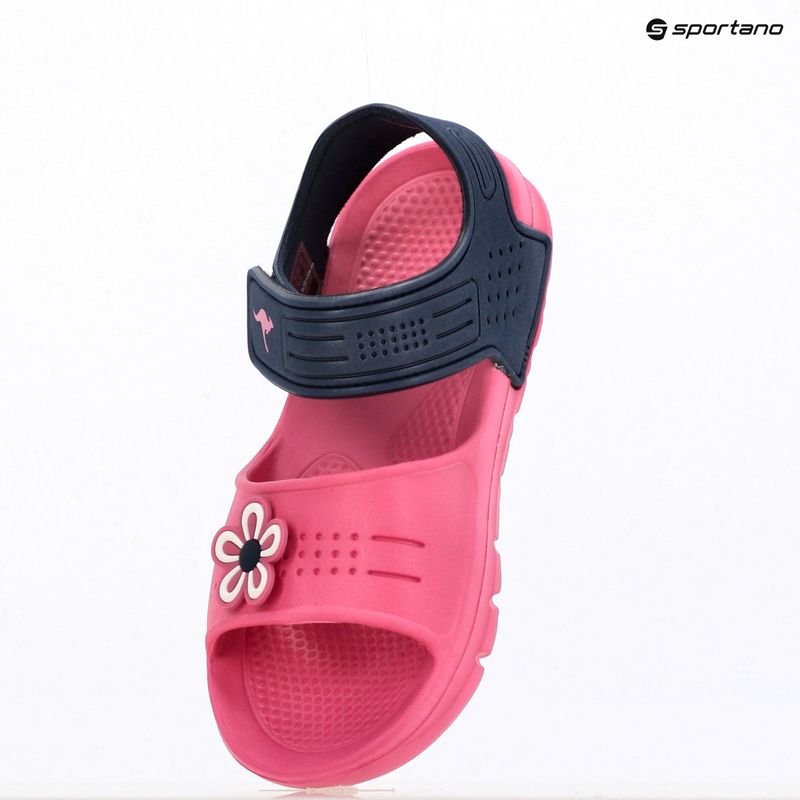 Sandali per bambini Kangaroos KangaSwim II daisy pink/dark navy 11