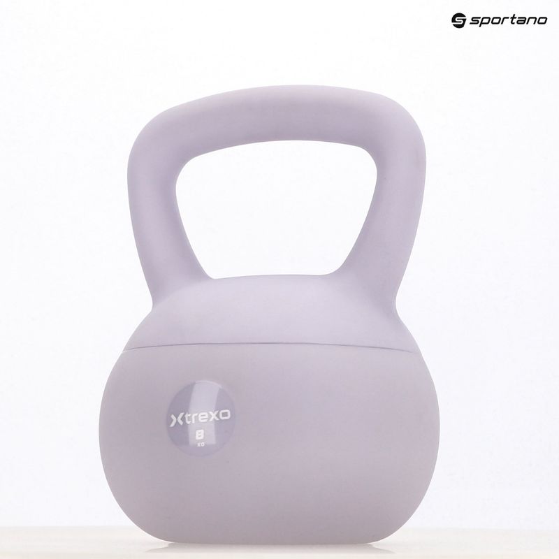 Kettlebell SOFT XTREXO 8 kg viola 9