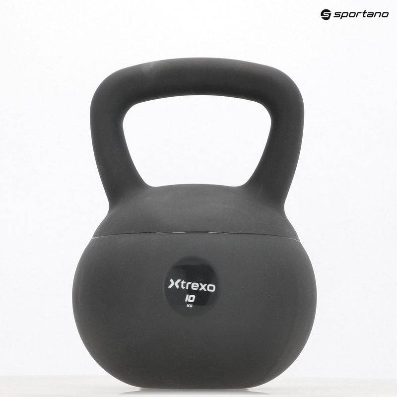 Kettlebell SOFT XTREXO 10 kg grigio 9