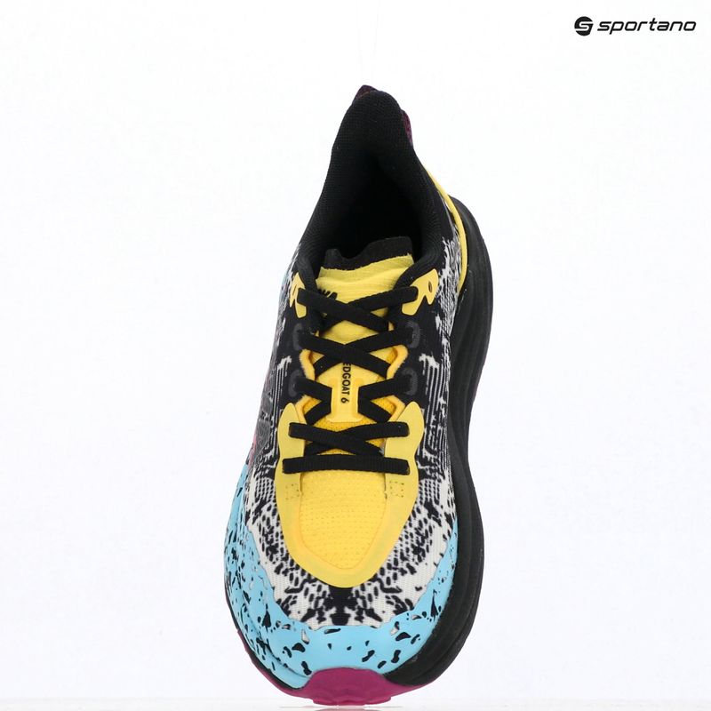 Scarpe da corsa per bambini HOKA Speedgoat 6 electric lemon/black 18