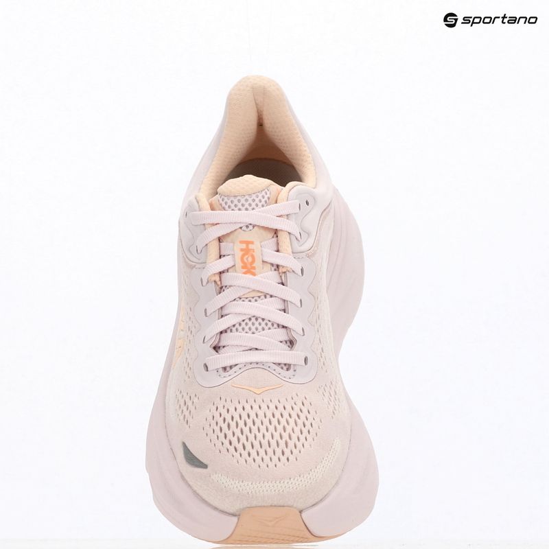 Scarpe da corsa da donna HOKA Bondi 9 lilac cream/tangerine glow 18