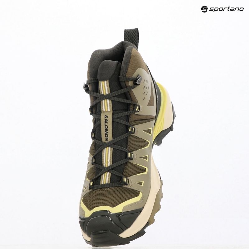 Scarpe da trekking da uomo Salomon X Ultra 360 Edge Mid GTX olive night/aloe 9