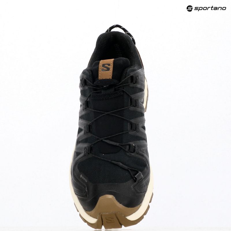 Scarpe da running da donna alomon XA PRO 3D V9 GTX Lifelong black/coyote brown/vanilla ice 9