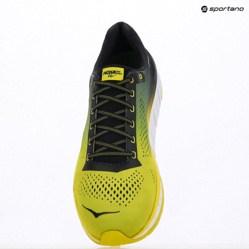 Scarpe da corsa da uomo HOKA Cavu sulphur spring/anthracite 9