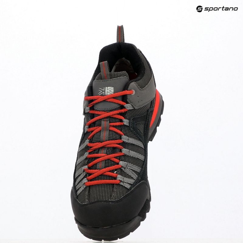 Scarpe da trekking da uomo Karrimor Spike Low black/red 9