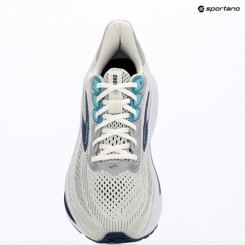 Scarpe da running da uomo Brooks Ghost 17 white/beacon blue/ipanema 17