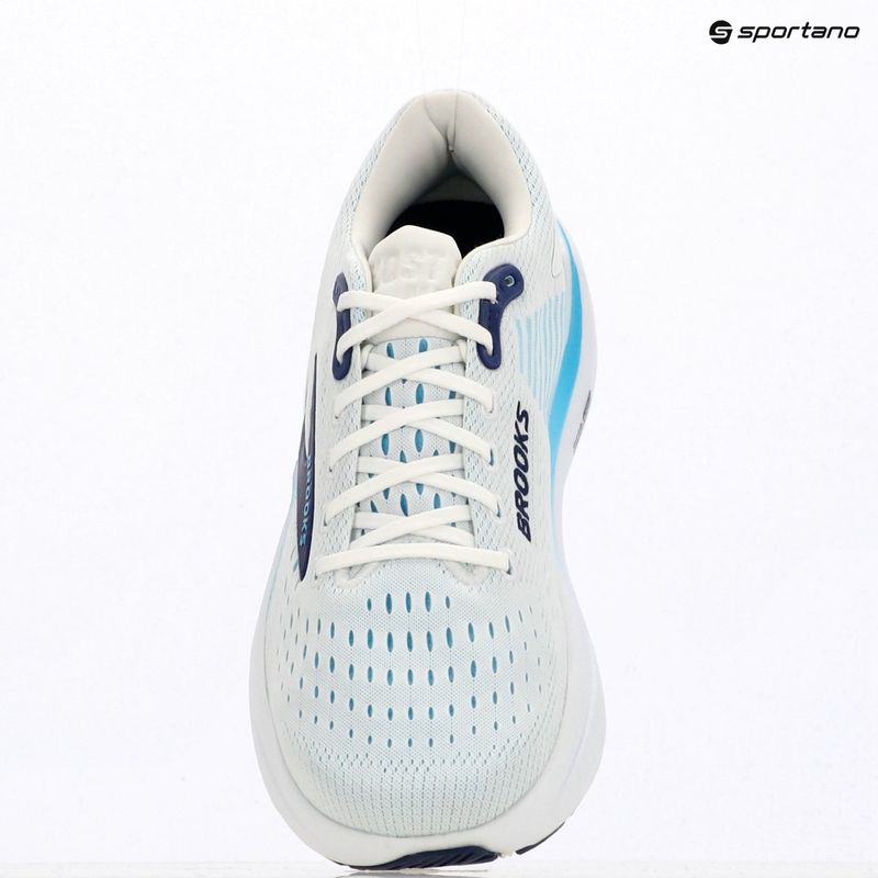 Scarpe da running da uomo Brooks Ghost Max 3 bright white/beacon blue/teal 10