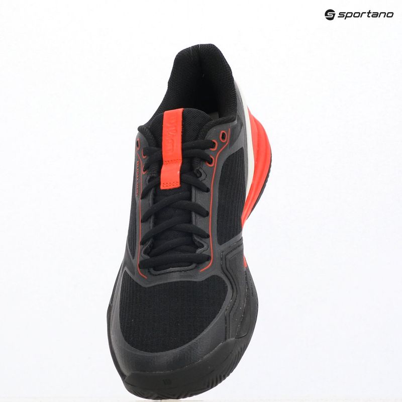 Scarpe da tennis da uomo Wilson Rush Pro 5 black/infrared/white 9