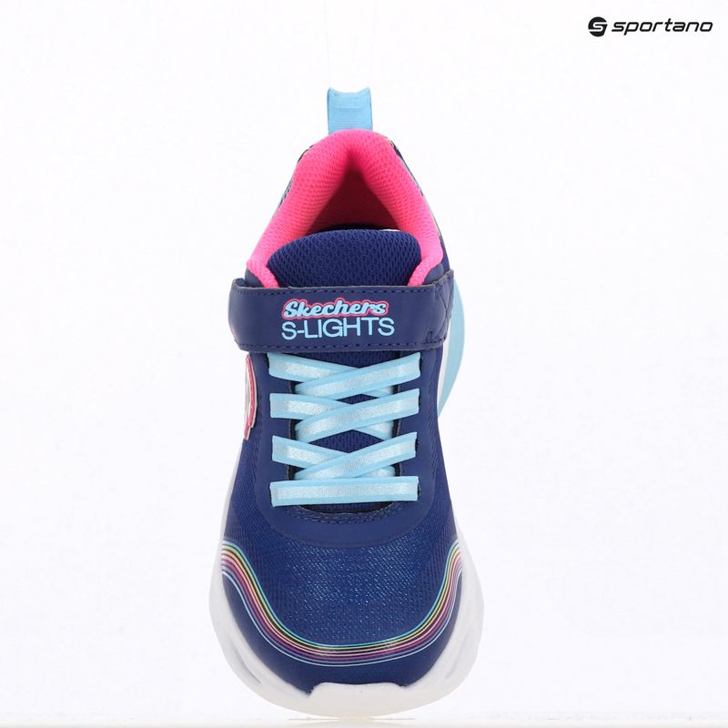 Scarpe per bambini SKECHERS Cosmic Glow Rainbow Beam blue 3