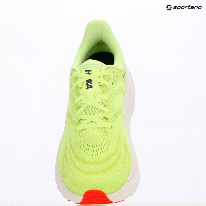 Scarpe da corsa da uomo HOKA Arahi 8 Wide neon yuzu/neon flame 9