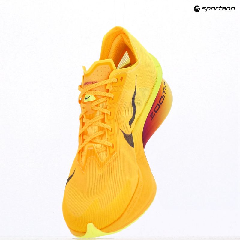 Scarpe da running uomo Nike Vaporfly 4 citron pulse/laser orange/indigo burst 11