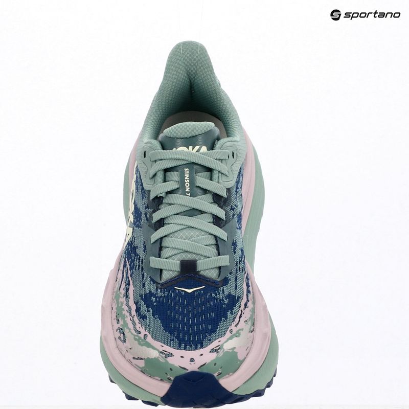 Scarpe da corsa da donna HOKA Stinson 7 rosemary/fragrant lilac 17
