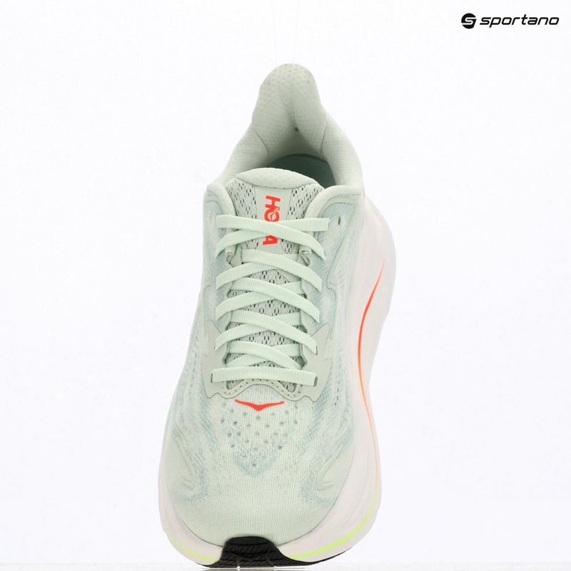 Scarpe da corsa da donna HOKA Clifton 10 sea glass/neon flame 10