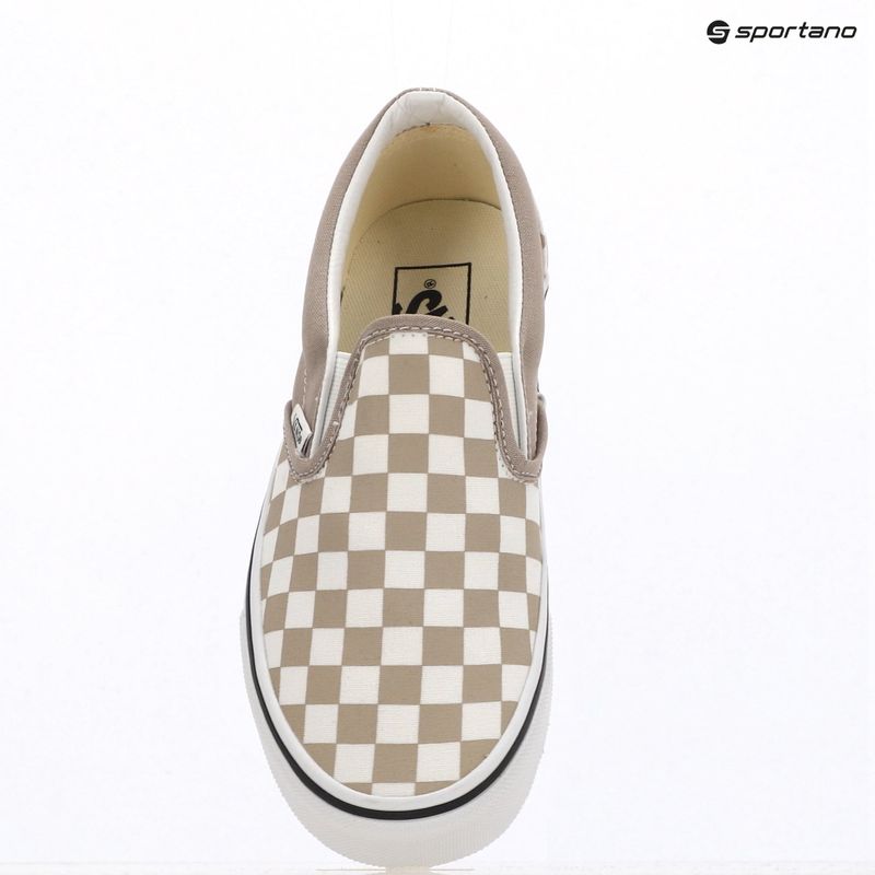 Scarpe Vans Ua Classic Slip-On color theory checkerboard mushroom 6