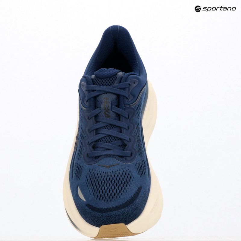 Scarpe da corsa uomo HOKA Bondi 9 Wide midnight blue/varsity navy 10