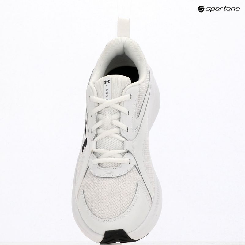 Scarpe da corsa uomo Under Armour Assert 11 white/black/distant gray 3