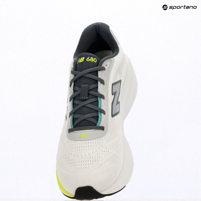 Scarpe da running da uomo New Balance Fresh Foam 680's V9 reflection/grey matter/alkaline green 9