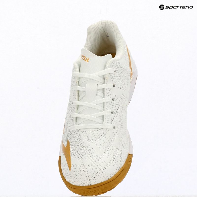 Scarpe da calcio per bambini Joma Evolution Jr 2602 IN white 9
