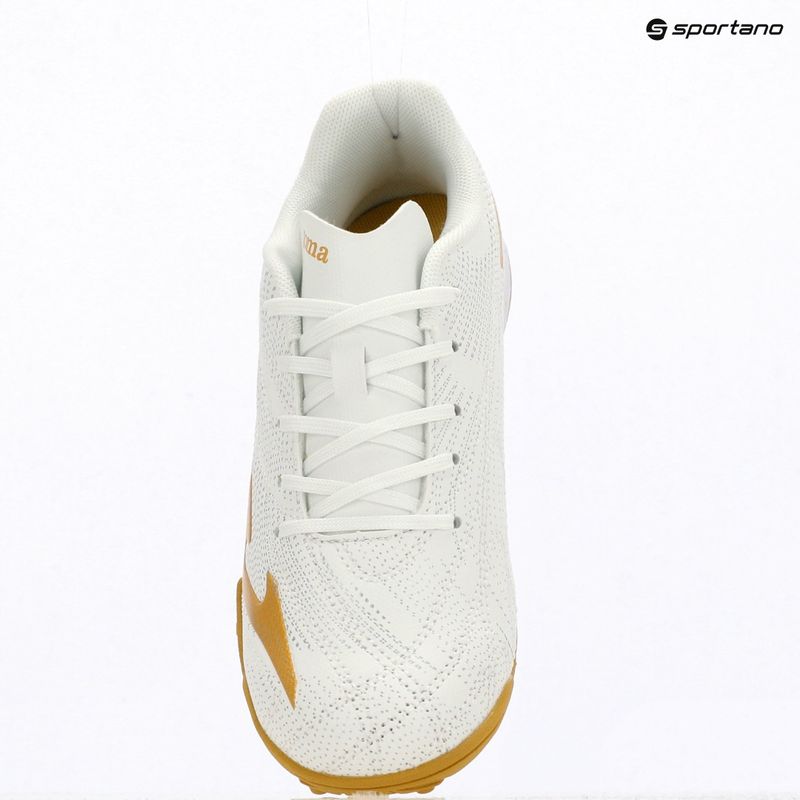 Scarpe da calcio per bambini Joma Evolution Jr 2602 TF white 9