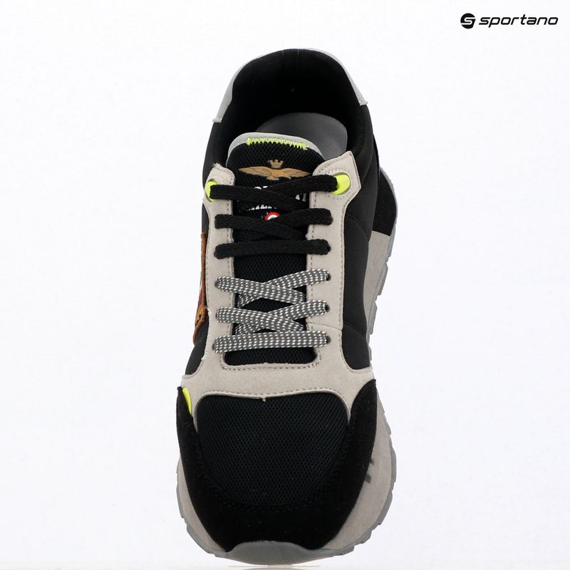 Scarpe da uomo Aeronautica Militare SC0292UCT03331 jet black 9