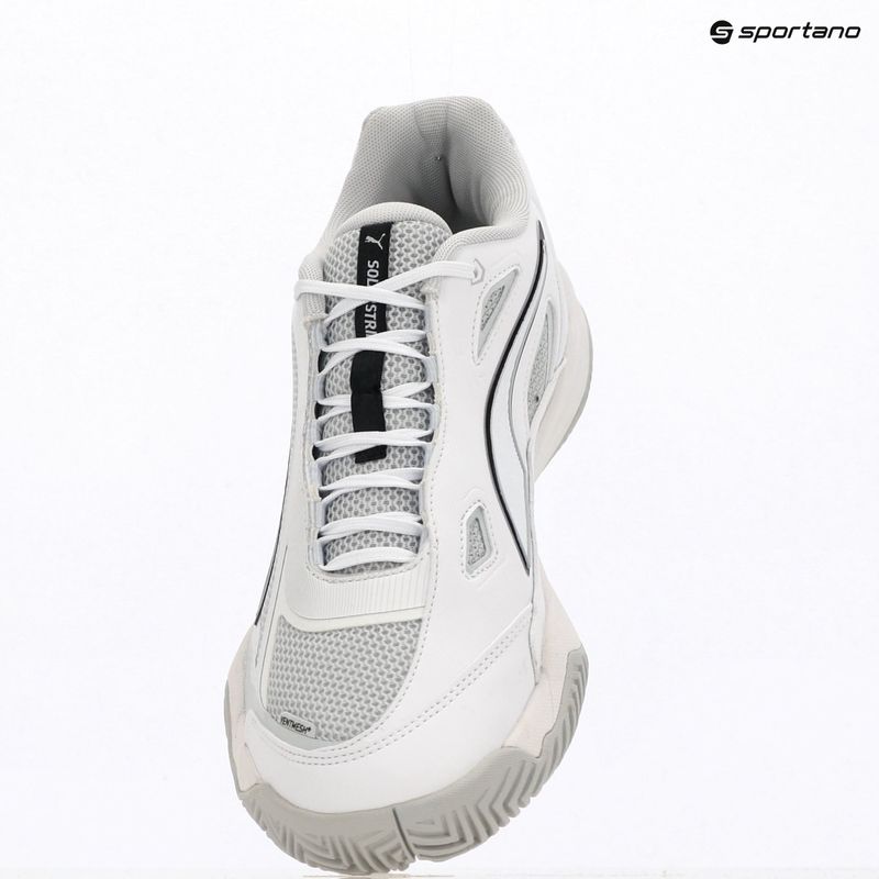 Scarpe da pallamano da uomo PUMA Solarstrike 4 puma white/puma black/silver 9