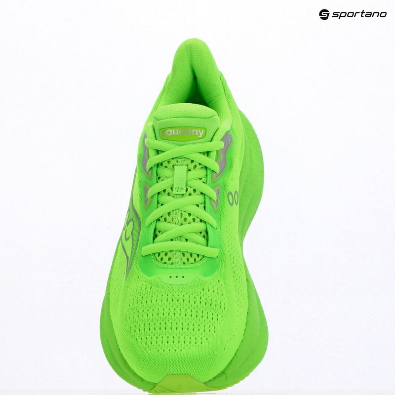 Scarpe da running uomo Saucony Triumph 23 slime/silver 9