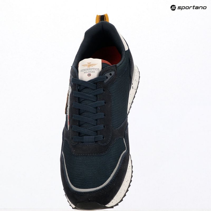 Scarpe da uomo Aeronautica Militare SC0288UCT03545 navy blue 9