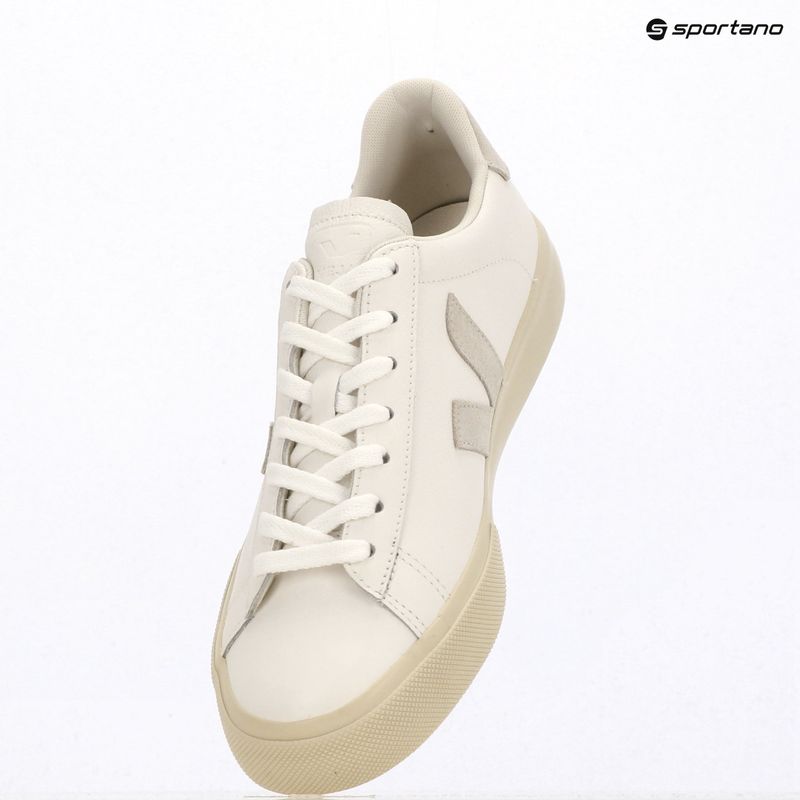 Scarpe da uomo VEJA Campo Leather extra white/natural suede 10