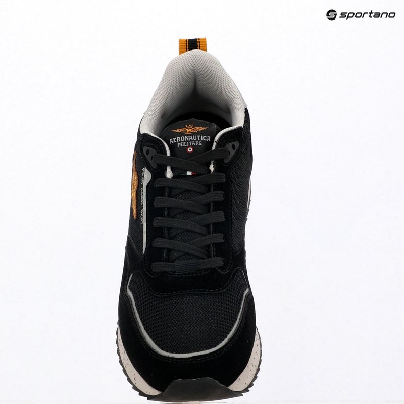 Scarpe da uomo Aeronautica Militare SC0288UCT03545 jet black 9