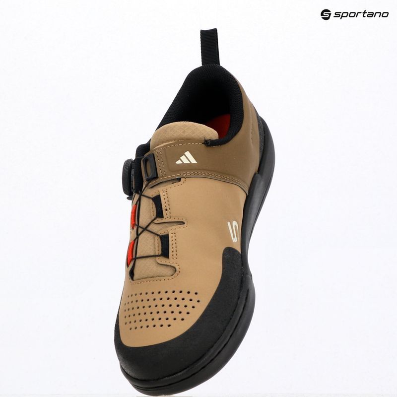 Scarpe da ciclismo da uomo con suola piatta adidas FIVE TEN Freerider Pro Boa cardboard/off white/core black 9