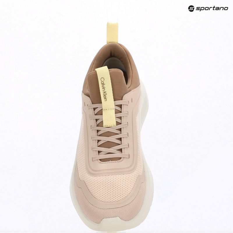 Scarpe da donna Calvin Klein HW0HW03023 Light Runner Sock Mesh Lycra whisper pink/lemonade/silver mink 9