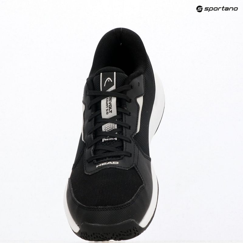Scarpe da tennis da uomo HEAD Revolt Court 5.0 black/white 17