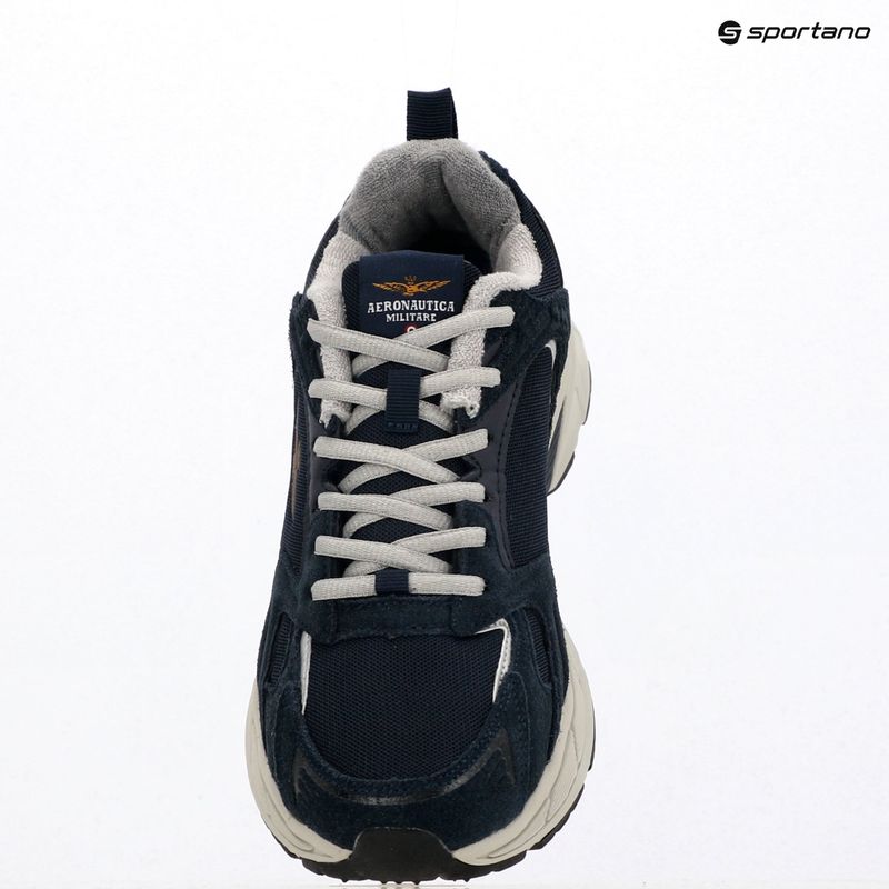 Scarpe da uomo Aeronautica Militare SC0301UCT03500 navy blue 9