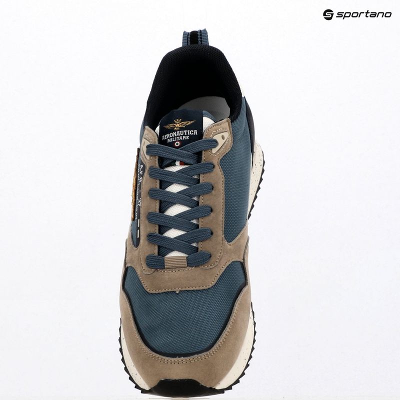 Scarpe da uomo Aeronautica Militare SC0288UCT03545 multicolor jeans/sand 9