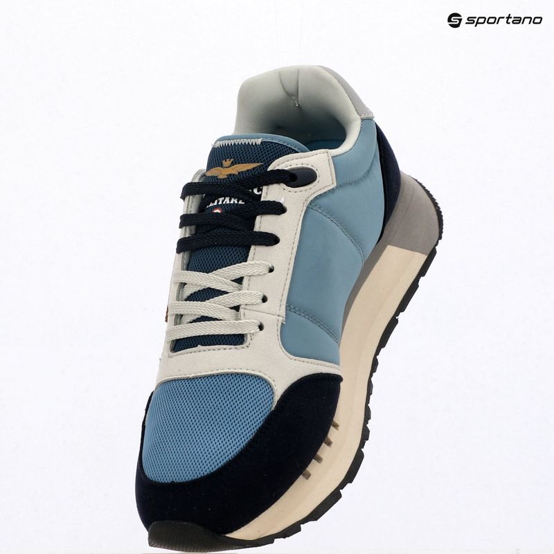 Scarpe da uomo Aeronautica Militare SC0292UCT03331 avio/blu navy 9