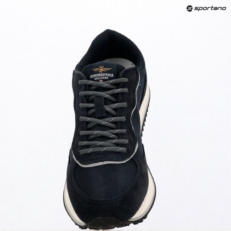 Scarpe da uomo Aeronautica Militare SC0320UPL00313 dark blue 9