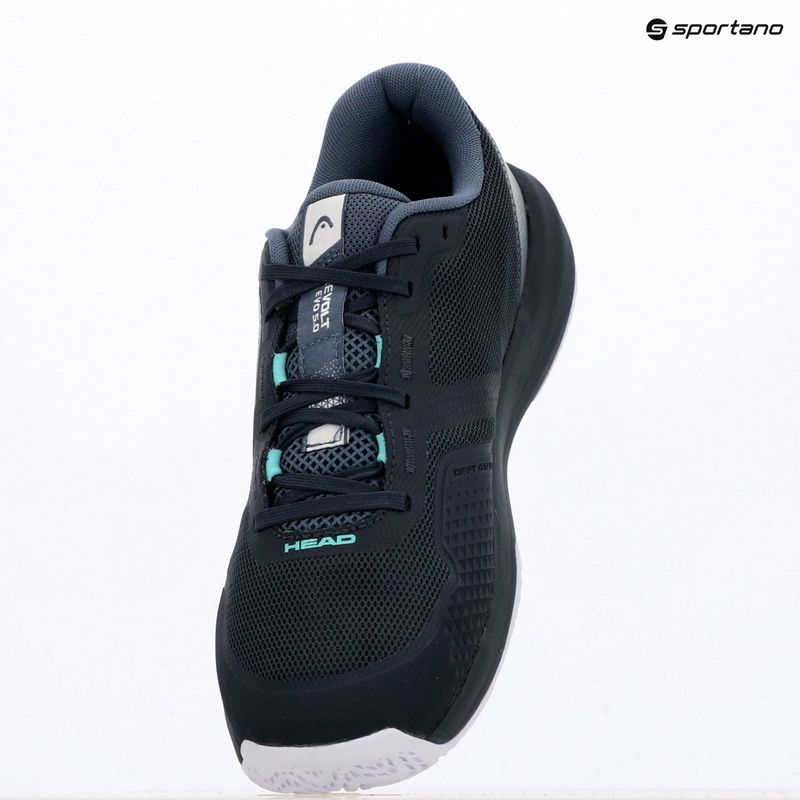 Scarpe da tennis da uomo HEAD Revolt Evo 5.0 blueberry/teal 15