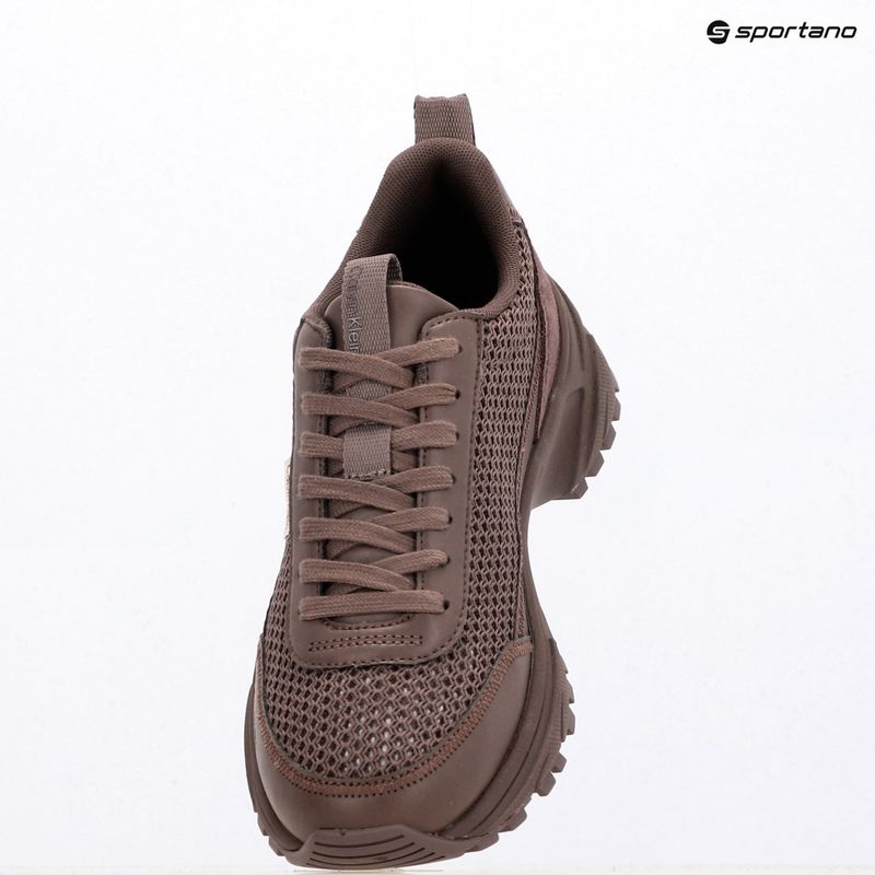 Scarpe da donna Calvin Klein HW0HW03000 Hike Runner Lup Lin Mesh peppercorn 9