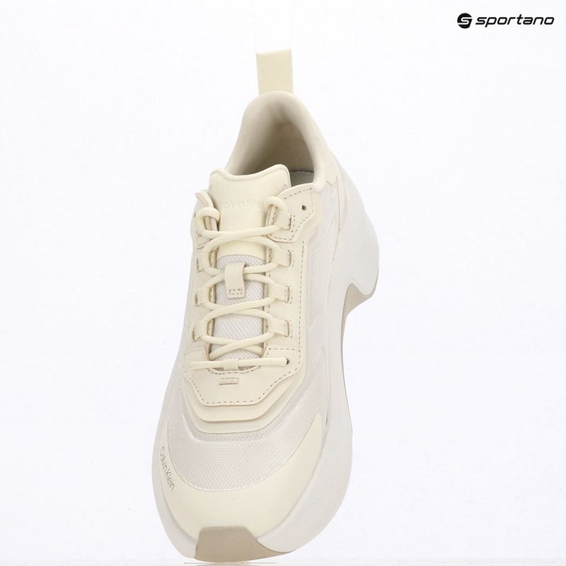 Scarpe da donna Calvin Klein HW0HW03111 Chunky Runner Laceup HF BLST Nylon bright white/marshmallow 9