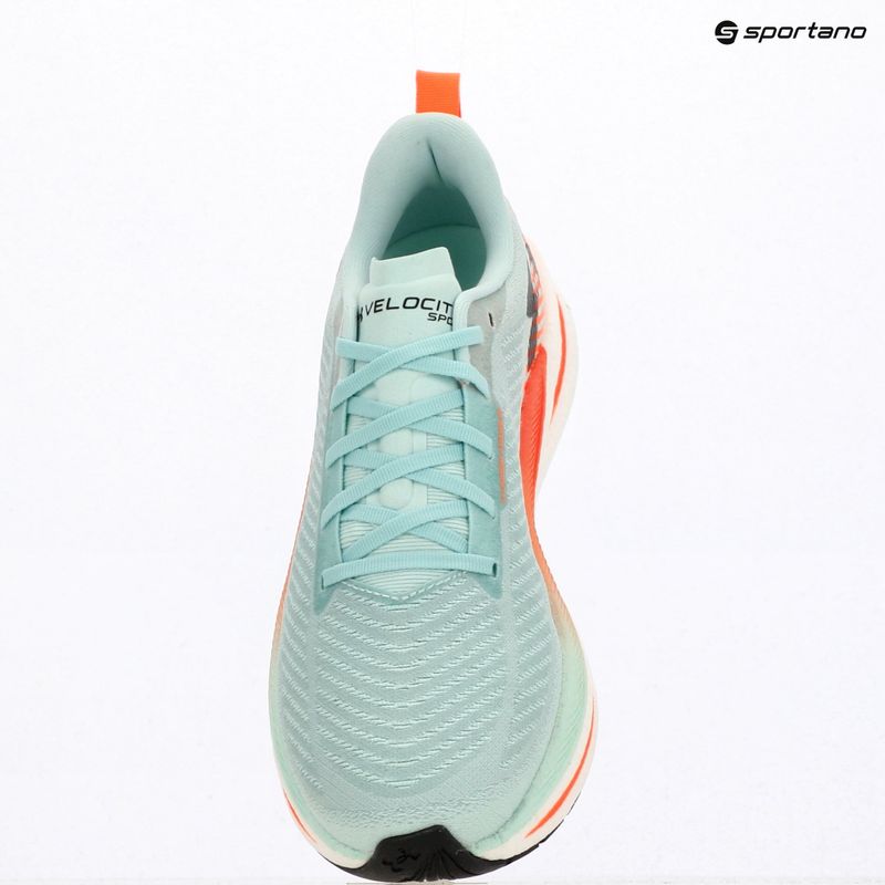 Scarpe da running da uomo Under Armour Velociti SPD refresh mint/electric tangerine/mod gray 9