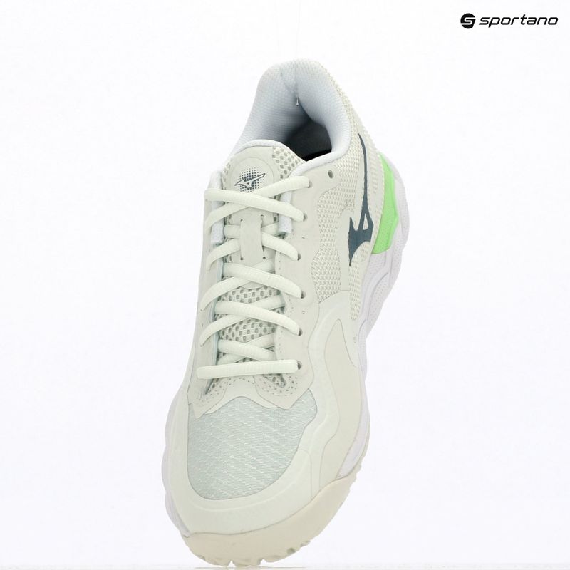 Scarpe da padel da donna Mizuno Wave Enforce Court Padel phantom green/white/glowing ap 9
