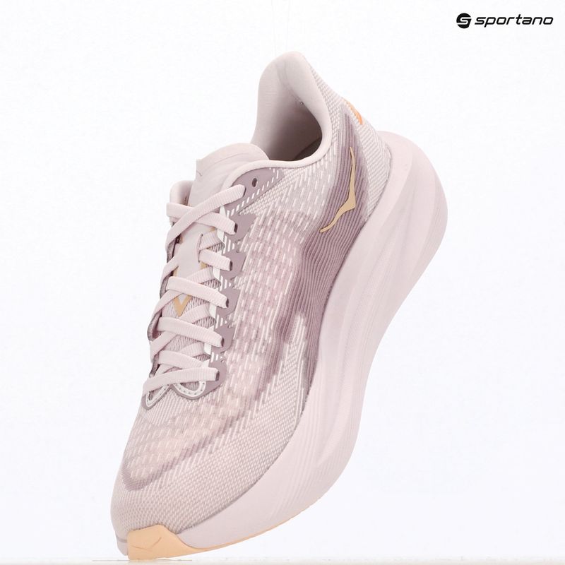 Scarpe da corsa da donna HOKA Mach 7 lilac cream/tangerine glow 18