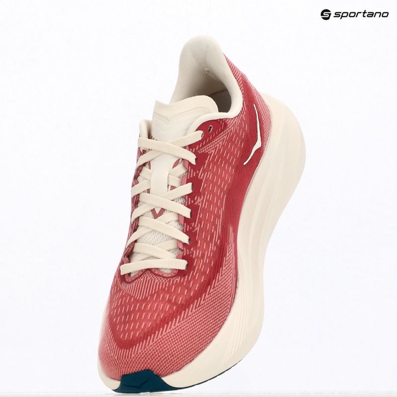 Scarpe da corsa da donna HOKA Mach 7 lingonberry/cranberry 10