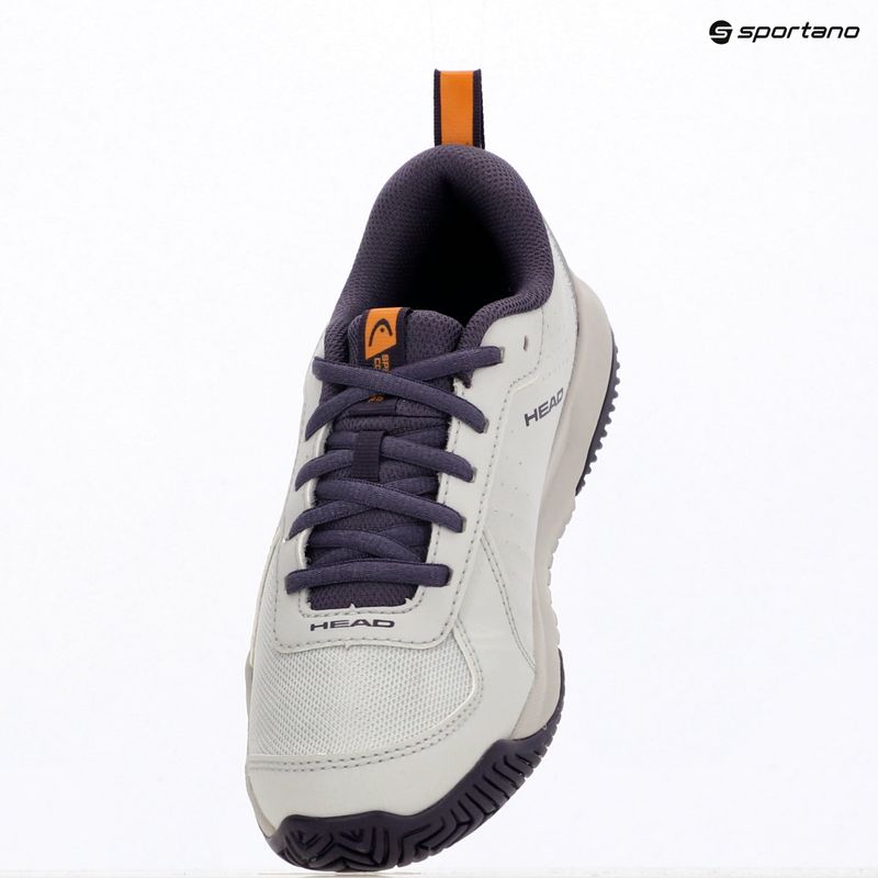Scarpe da tennis per bambini HEAD Sprint Court 4.0 light grey/purple 10