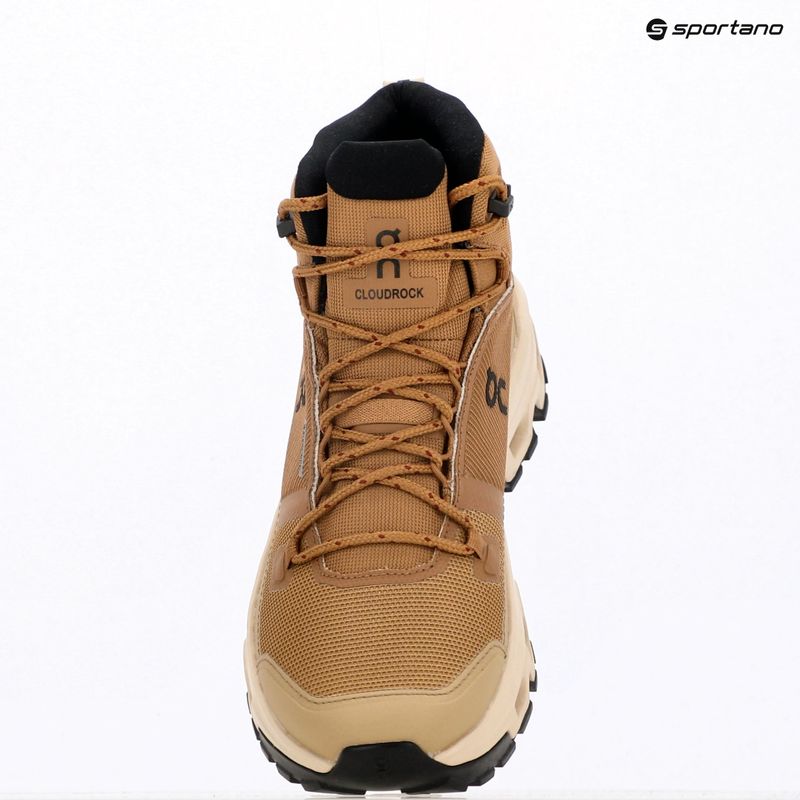 Scarpe da donna On Cloudrock Mid Waterproof sphinx/sand 9